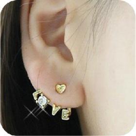 Fashion special exquisite love-word earring jewelry R2127