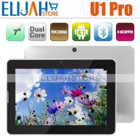 PIPO U1 Pro RK3066 Cortex A9 1.6GHz Dual Core tablet PC Android 4.1 7inch Kapacitivni 1280 * 800 HDMI 1GB/16GB WIFI dual kamere