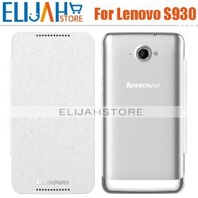 Téléphone mobile Flip Cover Case origine Case en cuir PU ultra-mince Lenovo S930 avec la couverture arrière