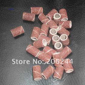 1000pcs /lot #80 Sanding Bands For Manicure Pedicure Nail Drill Machine,1.2 CM* 0.8 CM Grinding Sand Ring,Free Shipping