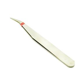 Wholesale 50pcs/lot Good quality Nail Art Tweezers Curved & Straight Pointed Rhinestone Tweezers Makeup Beauty Free Shipping
