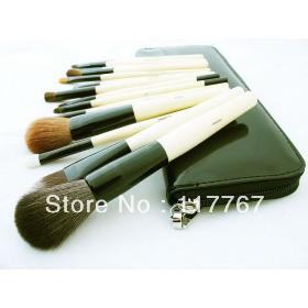 Hot Sale New 15pcs Fashion Professional Makeup Brushes Set Cosmetic Kits + Extra Pouch Black Bag 600205