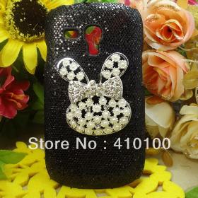 Free Shipping New Arrival BEAUTIFUL Black Case for Samsung I8190 for Galaxy S III mini many styles hot sale