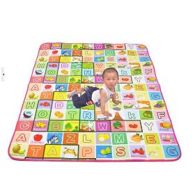 Freeshipping,New Play Mat Educational Crawl Pad ,Play Learning Safety Mats,Kids Climb Blanket,1.5x1.8m Game Carpet,ZWS016