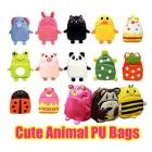 Free Shipping , Cute Cartoon Animal PU Bags,Multistyle ,Kid Girl Boy Backpack ,Children Bag ,A054