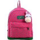 2014 New Children bag rabbit dot backpack Toddler kid's Canvas Schoolbag Shoulder Bag kindergarten bag,Free Shipping,BBF046