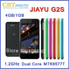 Jiayu G2S Android 4.1 okostelefon MTK6577T Dual Core 1,2 GHz 1 GB / 4 GB-os 3G okostelefon android dual kamera 8MP 3G ingyenes szállítás