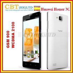 Livraison gratuite !WCDMA Huawei Honor VERSION 3C Quad-core MT6582 Dual SIM 5 pouces 720p LTPS téléphone Android Mobile