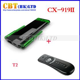 'Z CX-919 II Quad core android MINI PC tv stick 2GB/8GB CX-919II Dual wifi antenna built in bluetooth + Fly air mouse T2