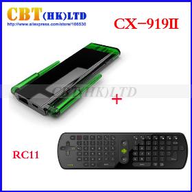 CX- 919 II Quad core android MINI PC 2G/8G CX- 919II Dual wifi antenne indbygget bluetooth tv- stick + trådløs mus RC11