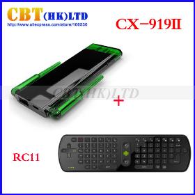 CX-919 II Quad core android TV BOX 2G/8G CX-919II Dual wifi antenna built in bluetooth TV stick + wireless mouse RC11