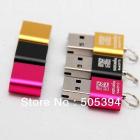High Speed Mini USB 2.0 Micro SD T-Flash Memory Card Reader Adapter FREE SHIPPING 3255
