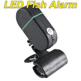 NUEVA pesca Rod poste Electronic Bite Fish campana de alarma con luz LED