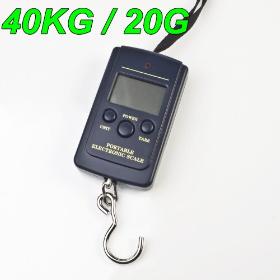 New Black Portable 40kg 20g Electronic Digital Weight Scale