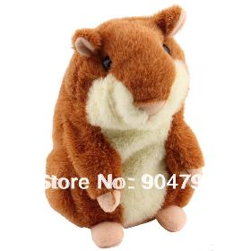 1pcs Lovely Talking Hamster Plush Toy Hot Cute Speak Talking Sound Record Hamster Worldwide FreeShipping