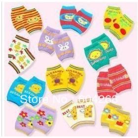 Free Shipping Safety Knee Pad Kids Socks Children Short Kneepad Crawling Protector 5Pairs/lot