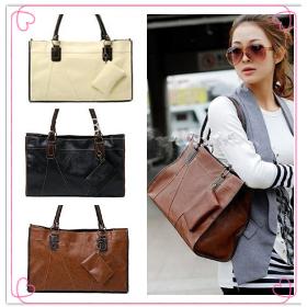 holiday sale Women bags Fashiion Faux Leather Tote Shoulder Bags purses and handbags drop shipping Free shipping 1Pcs/Lot W1288