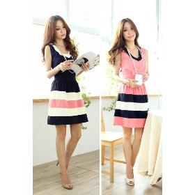 Women cute dress elegant chiffon dress W3333