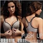 Bamboo Fiber Bra Sports Movement anterior cingulate body shaping builds on thin under thick Free Drop Shipping W5036