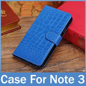 Fashion Crocodile PU Leather Case For Note3 iii Note 3 000 Card Holder Stand Phone Wallet Cover