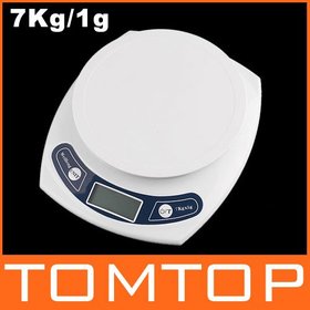 Multi-Unit 7Kg/1g 7000g Kitchen Weight Electronic Digital Scale,freeshipping,dropshipping wholesale