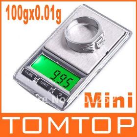 100gx0.01g / 500gx0.1 Mini Smykker lomme digital skala Gram & Oz, freeshipping , dropshipping engros