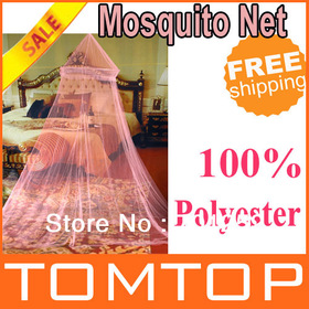 New Arrival!! Elegant Netting Bed Canopy Mosquito Net Pink , Freeshipping Dropshipping Wholesale