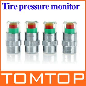 New Mini 2.4Bar 36PSI Car Tire Tyre Pressure Monitor Valve Stem Cap Sensor Indicator 3 Color Alert