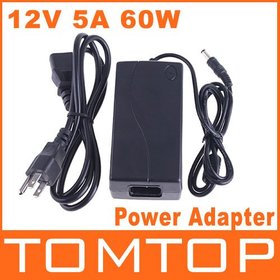 12V 5A 60W AC Power Supply Adapter for LCD Monitor Cord, Free Shipping
