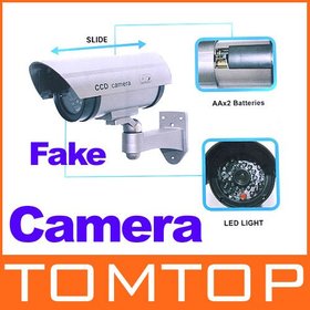 Wireless Waterproof IR LED Surveillance Dummy Camera, freeshipping, dropshipping wholesale