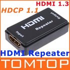 Mini HDMI Repeater Extender HDMI Amplifier Booster 130FT 40M 1080p 1.65G bps Free shipping