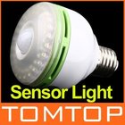 3W 110V-240V E27 48 leds 190-260LM White Motion Sensor Light bulb Free Shipping