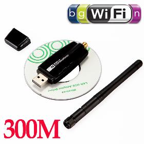 300Mbps USB Wireless Adapter WiFi Network Lan Card Free Drop Shipping + Wholesale 10pcs/lot