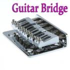 Guitar Parts 65mm Chrome 6 Strings Saddle Hardtail Bridge Top Load I116 Free Shipping Wholesale