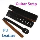 Black Snake Pattern PU Leather Buckle Electric Acoustic Guitar Strap I132B Freeshipping Dropshipping Wholesale