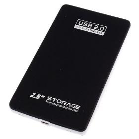 USB 2.0 2.5 inch SATA HDD Case HD Hard Drive Disk Enclosure Black Color Free Shipping+Drop Shipping Wholesale