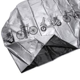 Free Shipping, Grey Bicycle Cycling Bike Rain and Dust Protector Terylene Cover Waterproof Protection Garage Wholesale