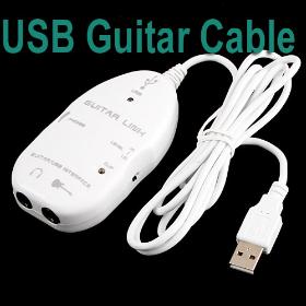 USB Guitar Cable Link To PC/,I11W,Free Shipping