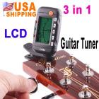 US Stock To USA CA Hot Sale 3 in 1 LCD Guitar Tuner Metronome Tone Generator EMT-320 I6 UPS Free Shipping 5Pcs/lot Wholesale