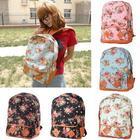 Free Shipping Women girl lady Fashion Cute Flower School Book Campus Bag Backpack the Knapsack Rucksack