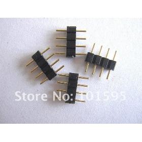 4 Pins RGB LED strip Connector PIN for SMD 5050 3528 100pcs/lot Free Shipping