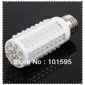 Ultra kirkas LED-lamppu Spot Light Maissi Lamppu 7W AC220V E27 LED-lamppu , lämmin valkoinen ja kylmä valkoinen, With 108 johti 360 asteen 10pcs/lot
