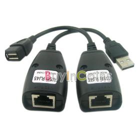 USB CAT5/CAT6 RJ45 Lan Extension Adapter Cable 150F #326