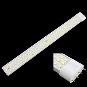New Pure White AC 220V 17W 2G11 96 LED Tube Light SMD 5050 SMD Led U Lamp # 20935