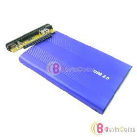 1Pcs/lot USB 2.0 IDE 2.5 HDD Hard Disk Drive w/ Enclosure Case #323