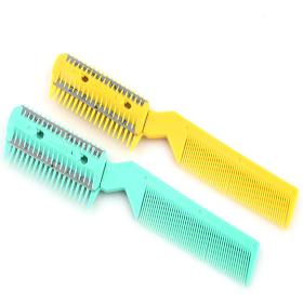 Pet Dog Cat Hair Trimmer Comb 2 Razor Grooming Comb New #6981