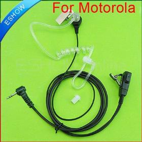 10pcs um PIN Covert fone de ouvido tubo acústico para Motorola T6200 Walkie talkie em dois sentidos CB Ham Radio C003 eshow