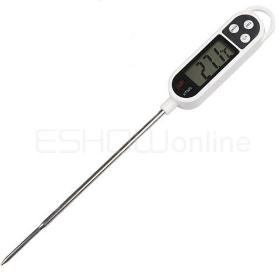 10pcs Digital LCD Probe Food Thermometer for Meat, Drink, Milk, Coffee and BBQ Y1037B Eshow