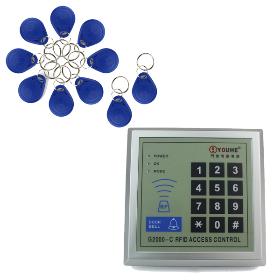 00-C ID Door Access Controller with 10 EM Key For Entry Door Lock Access Control System