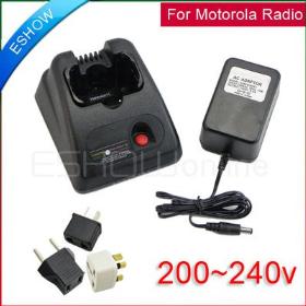 Free shipping!Radio Battery Charger 200-240v for Motorola GP68 GP63 GP668 Walkie talkie J0103A Eshow